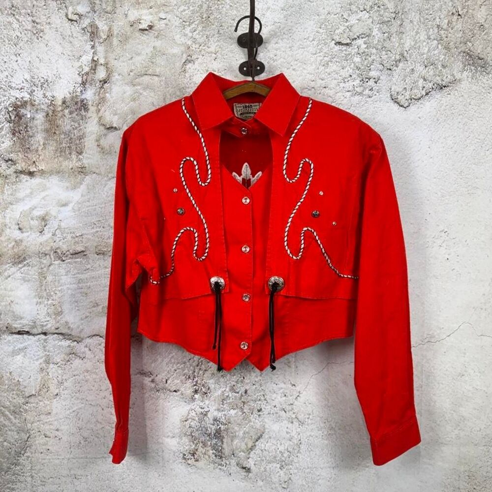Mystery-ranch Women's Red Cropped Shirt